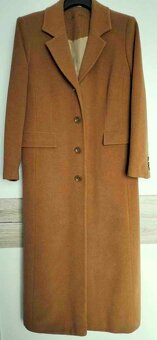 Dámsky dlhý kabát pieskovej farby, L/XL, 40/42 - 4