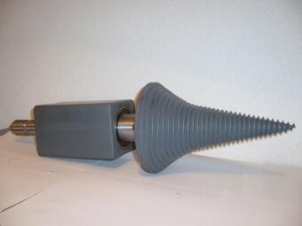 Kálačka štiepačka kuželova  na drevo za traktor - 4