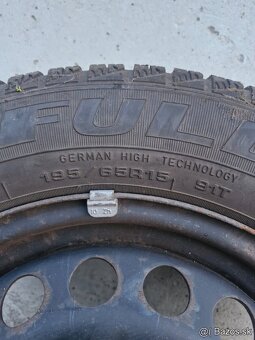 Plechové disky a Zimné pneumatiky 195 65 R15 - 4