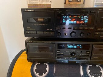 Predam dvoj-kazetaky 2x Pioneer,Technics,Kenwood a iné.... - 4