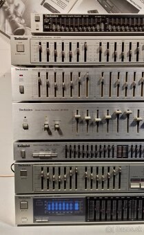 SERIA =7x Equalizer TECHNICS strieborny, vyroba Japan = Eq2 - 4