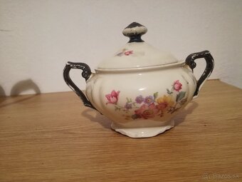 Vintage starožitný porcelán čajová súprava era WEIDL - 4