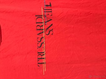 TRUSSARDI originál Red damske tricko L - 4