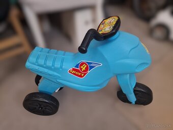 Autíčko Mercedes, Tatrovka, motorka a nakupny vozík - 4