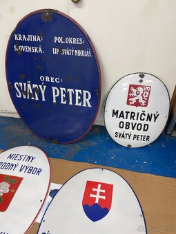 Predám staré smaltované cedule - 4