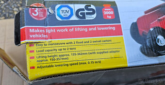 Hydraulický zdvihák, Ultimate Speed (Lidl), 2000 kg - 4