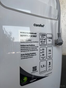 Prenosná/ Mobilná klimatizácia Comfee - 4