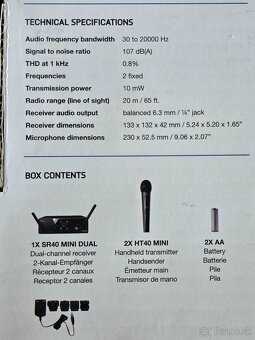 AKG WMS40 Mini dual - bezdrotove mikrofony - 4