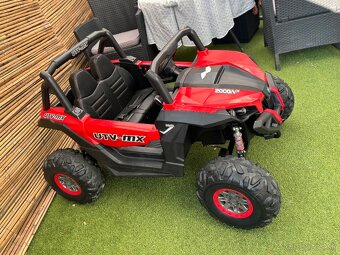 Elektrické autíčko Buggy SuperStar 4x4 červené S-XMX603-RED- - 4