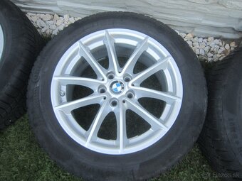 4x 17" AL disky org. BMW530d Xdrive so zim. pneu 225/55R17  - 4