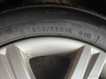 Zimna sada 205/55 r16 Skoda/VW original BBS - 4