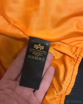 Alpha Industries Bomber Bunda S velikost ( Jako nove ) - 4