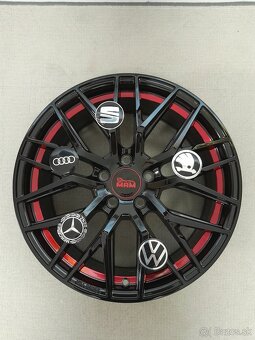 Alu disky R18 5x112 Et30 8J MAM RS4 BPRI Škoda Seat Audi Vw - 4