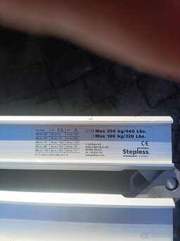 Prenosná rampa  rozmer: 80x300 cm pre invalidny vozík - 4