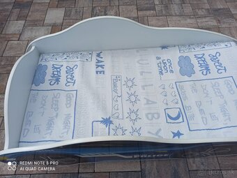 Detská posteľ auto policajné auto 70x140cm - 4