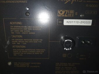 Grundig Fine Arts A9000 vintage high end zosilňovač - 4
