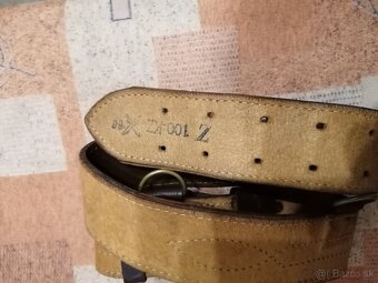 Kožený vojensky opasok - 4