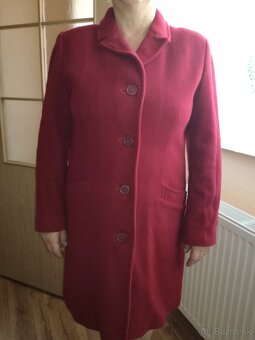 Dámsky vlnený kabát veľ.42 - 4