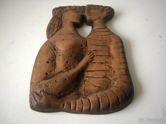 Milenci -retro reliéf - 4