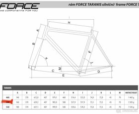 Cestný bicykel Force Taranis 54 - 4