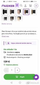 Predám mobilnú akustickú clonu pre mikrofóny
- 4