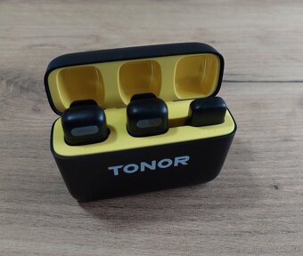 Duálne bezdrôtové klopové mikrofóny TONOR TL350 USB-C - 4