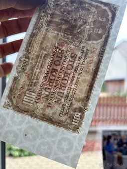 Bankovka 100 korun 1953 náhradná séria ZB - 4