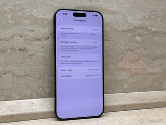 iPhone 16 Pro Max 256GB Black Titanium, 100%, 1 cyklus - 4