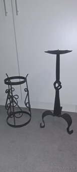 Kovane železne svietniky - 4