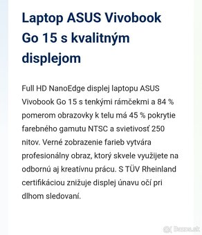 Predám Asus Vivobook 14/15 - 4