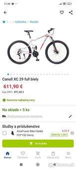 Canull XC 29 full biely - 4