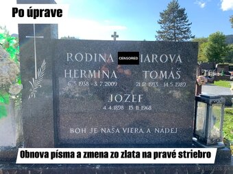 Obnova písma / renovácia - 4