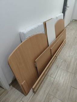 Posteľ 90x200 cm + nový matrac - 4