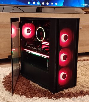 Herný PC s RTX 2070 Super 8GB-OC+Ryzen 5+32GB RAM+NVMe+ARGB - 4