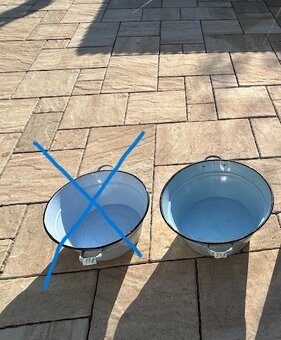 Predám smaltované a pozinkovaná hrnce na zabíjačku,zaváranie - 4