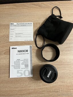 Nikon nikkor 50mm f1.8 G objektív - 4