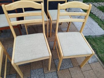 Jedálenské stoličky 7+1 predám. - 4