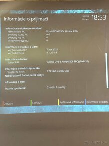 Linuxový satelitný prijímač VU+ UNO 4K SE + komplet set - 4