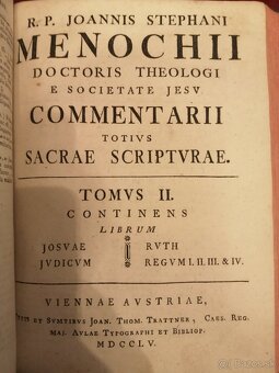 Niaka stará biblia 4 zväzky z. roku 1755 - 4