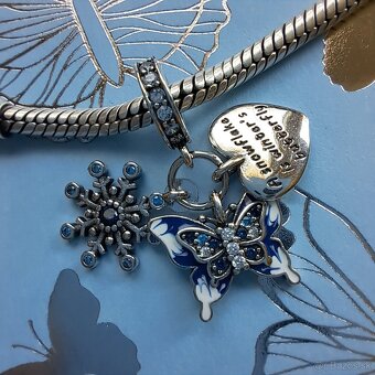 Prívesok Snežný Motýľ - 4