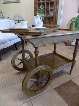 Servírovací stolík s táckou - 4