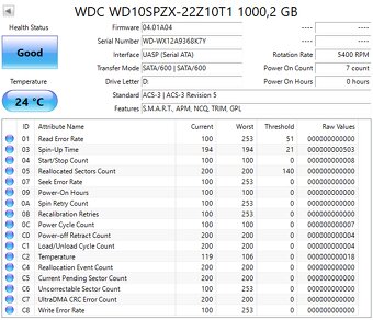 Externý disk WD / Intenso / Lacie / Toshiba / Verbatim 1TB - 4