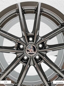 Nové Borbet Alu disky Skoda 7x17 ET40 5x112 R17 1220 - 4