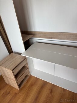 Predam posteľ s roštom, matracom a nočnými stolíkmi , Nitra - 4