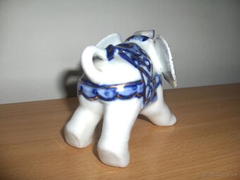 Sloník z čínskeho porcelánu 15x8 cm - bez vád - 4