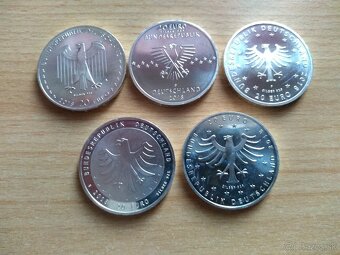 Strieborné Nemecké euromince 20€ a 10€ - 4