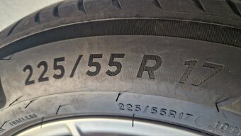 elektróny rozteč 5x112 disk 7,5Jx17 ET 27+ 225/55 r17 . - 4