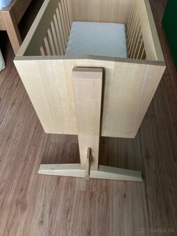 Detská drevená kolíska - 4