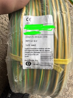 Silový vodič ,OEM Kabel , Žltozeleny ochrány Kabel , - 4