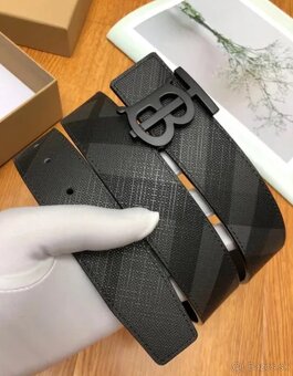 Burberry Monogram Black belt opasok - 4